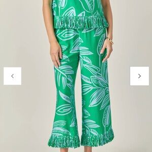 English Factory Elodie Fringe Hem Pants